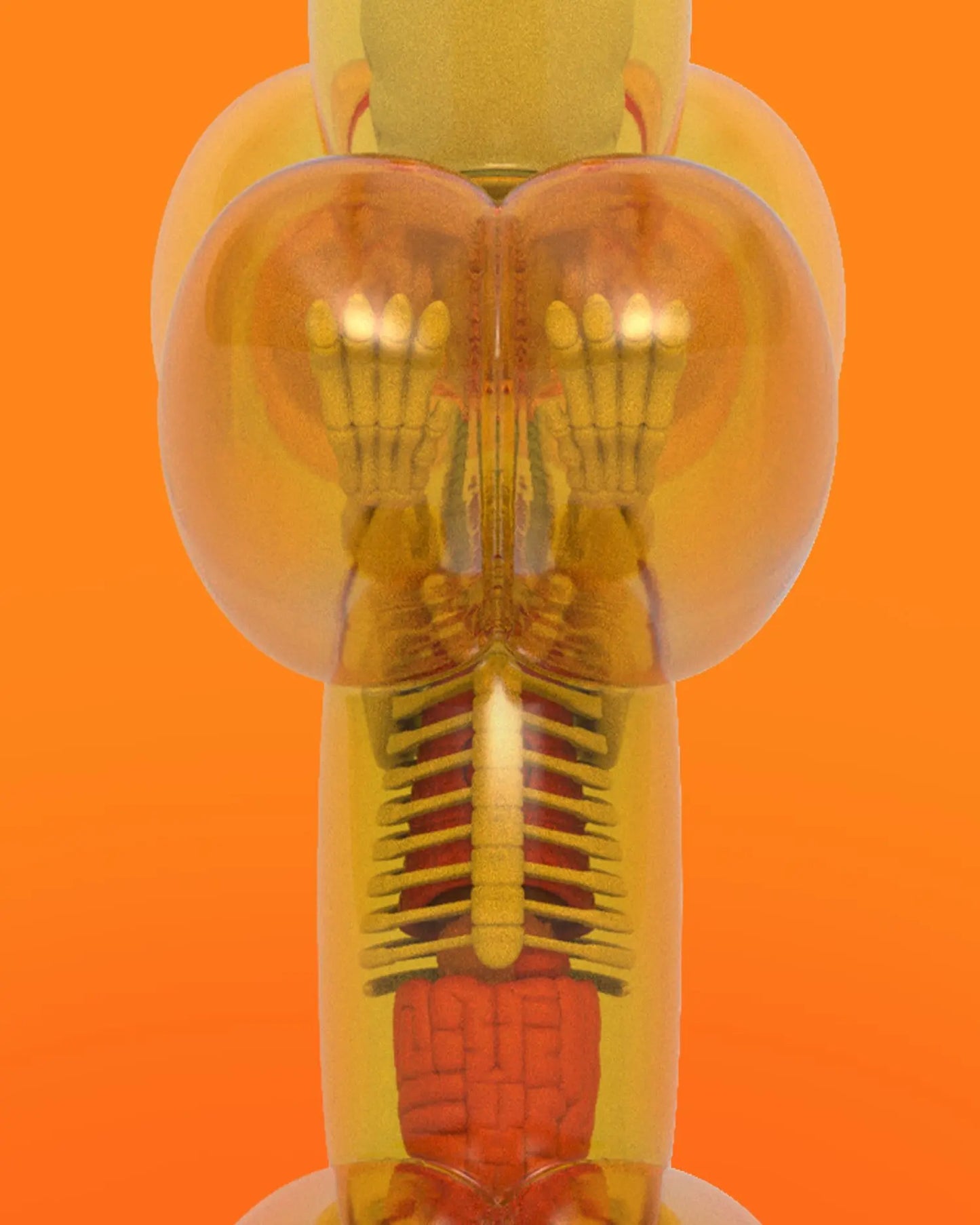 Funny Anatomy Balloon Dog "Honey" Edition
