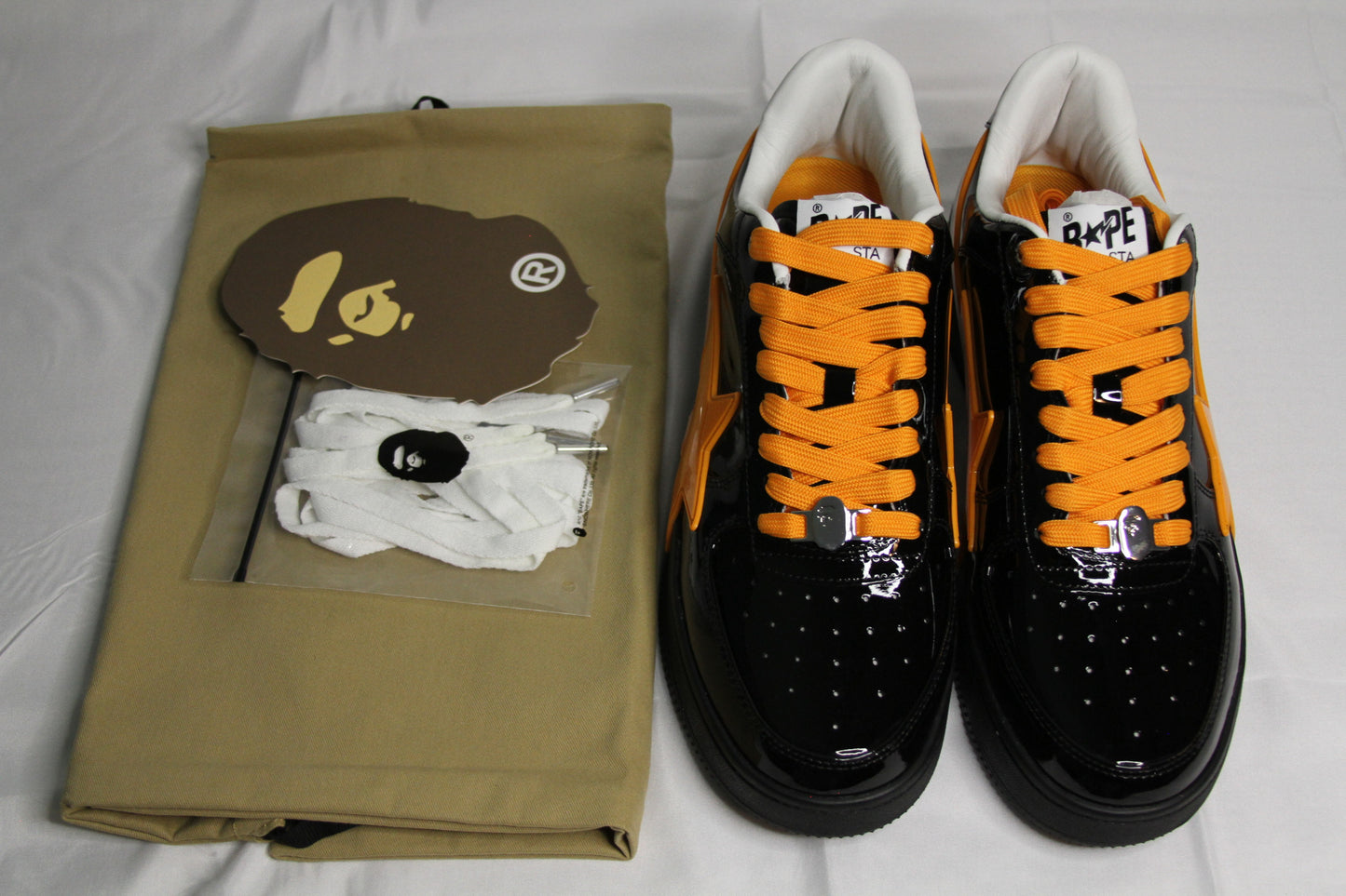 Bapesta OS M2 "Black Orange"